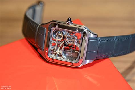 cartier santos watch replica|cartier santos dumont skeleton watch.